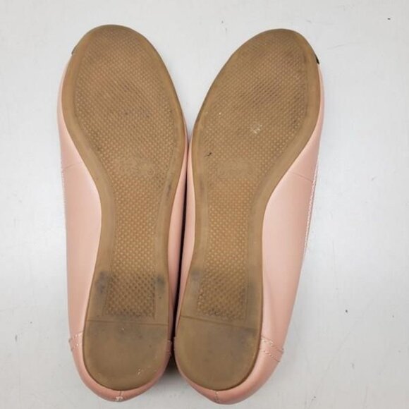 Coach Chelsea Matte/Patent Leather Ballet Flats Warm Blush & Black Size 6 w/ BOX - Picture 4 of 5